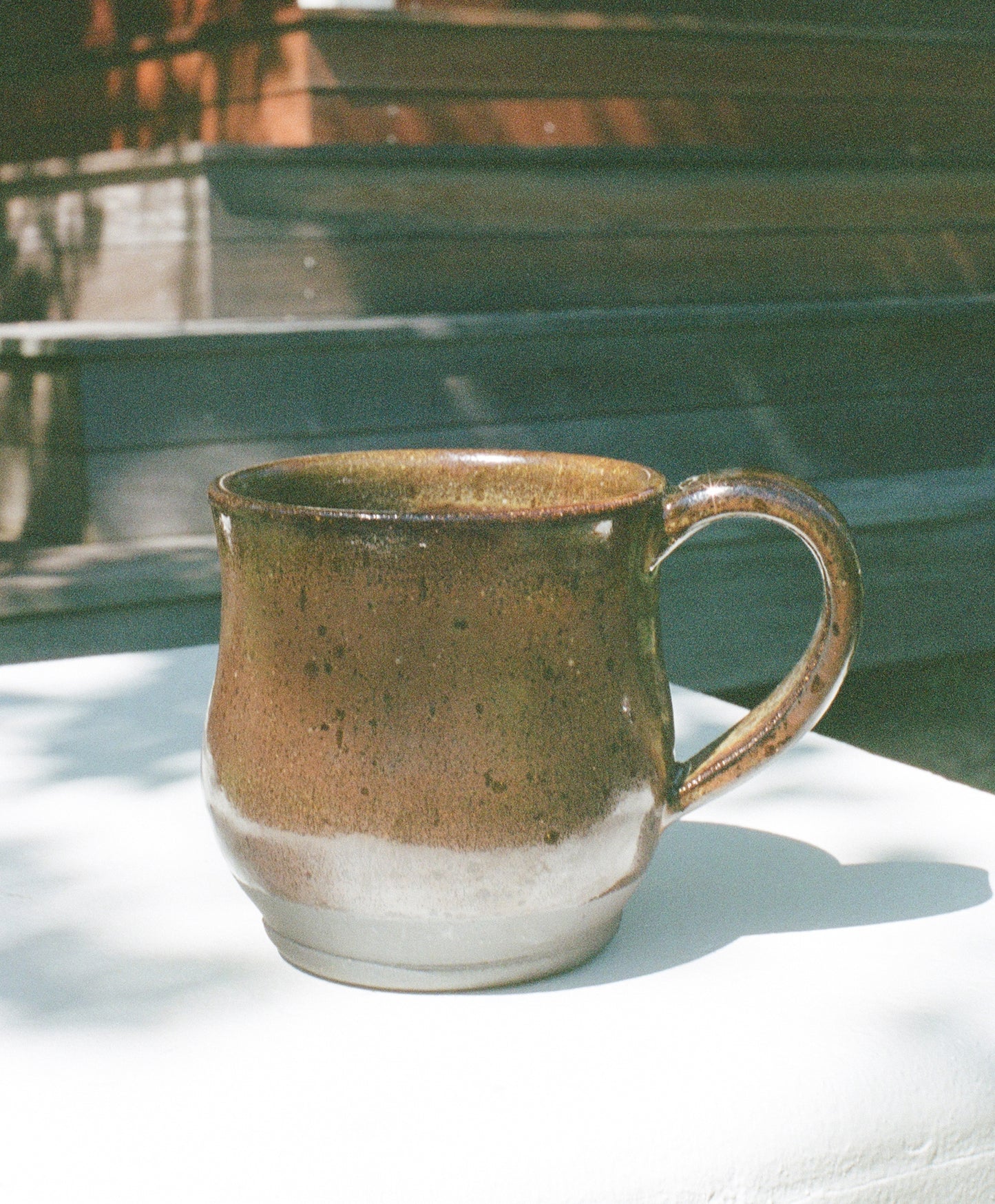 Glossy Walnut Brown Mug