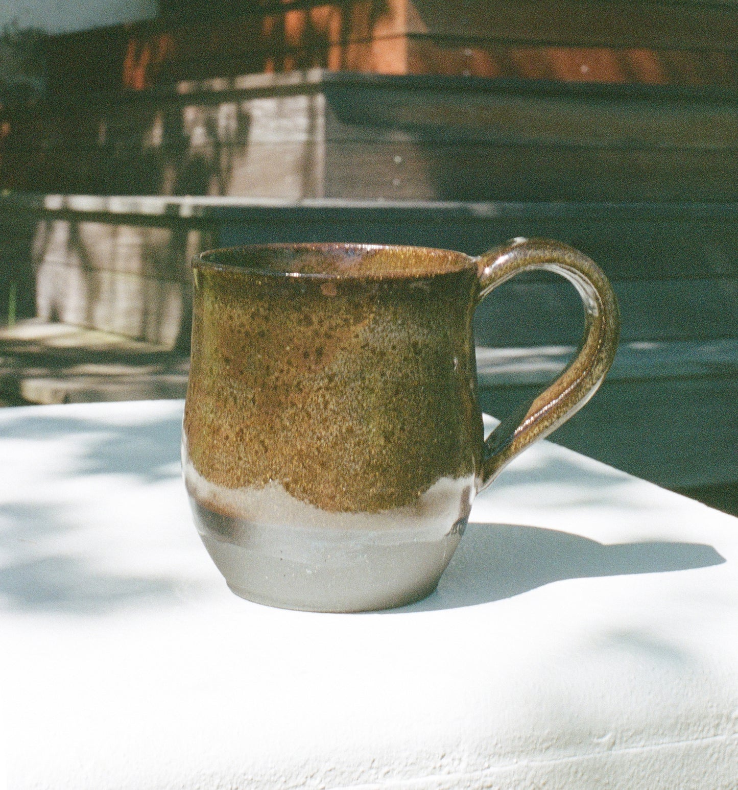 Glossy Walnut Brown Mug