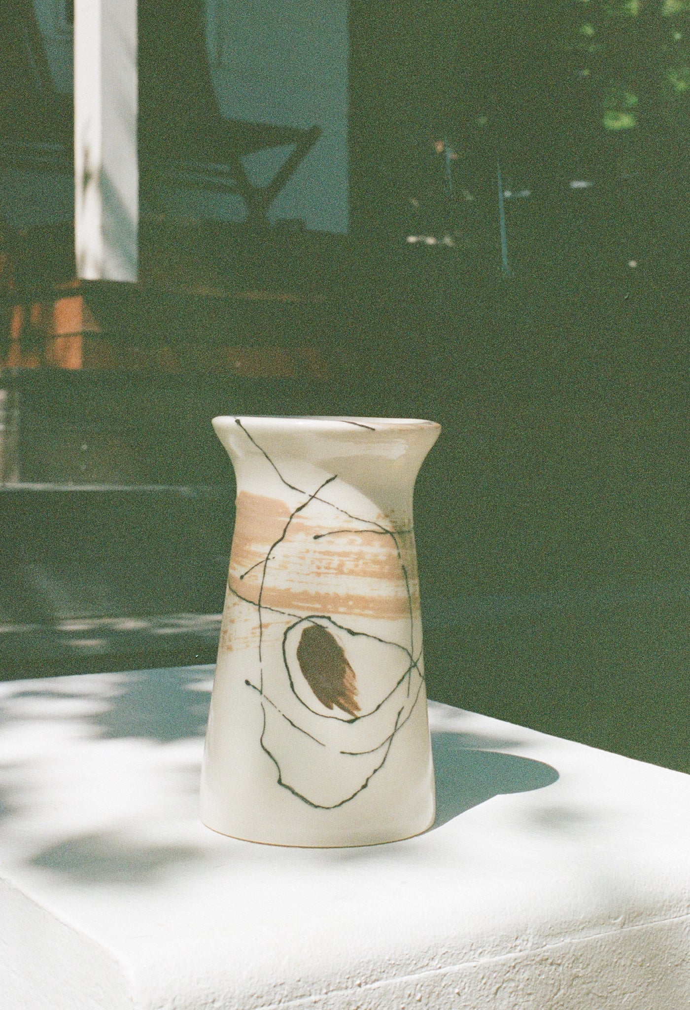 Porcelain Painted Vase