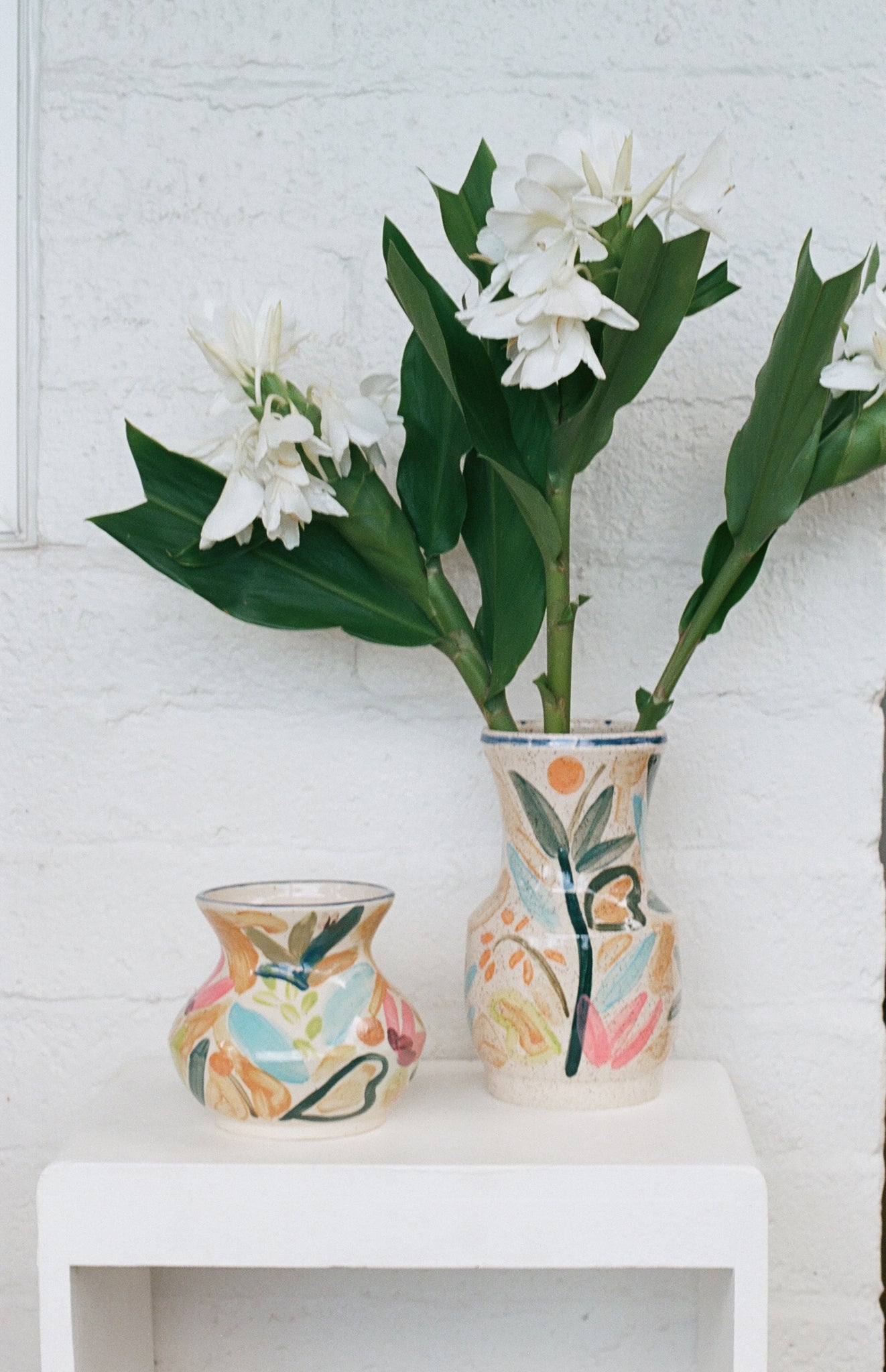 Hand-Painted Large Vase