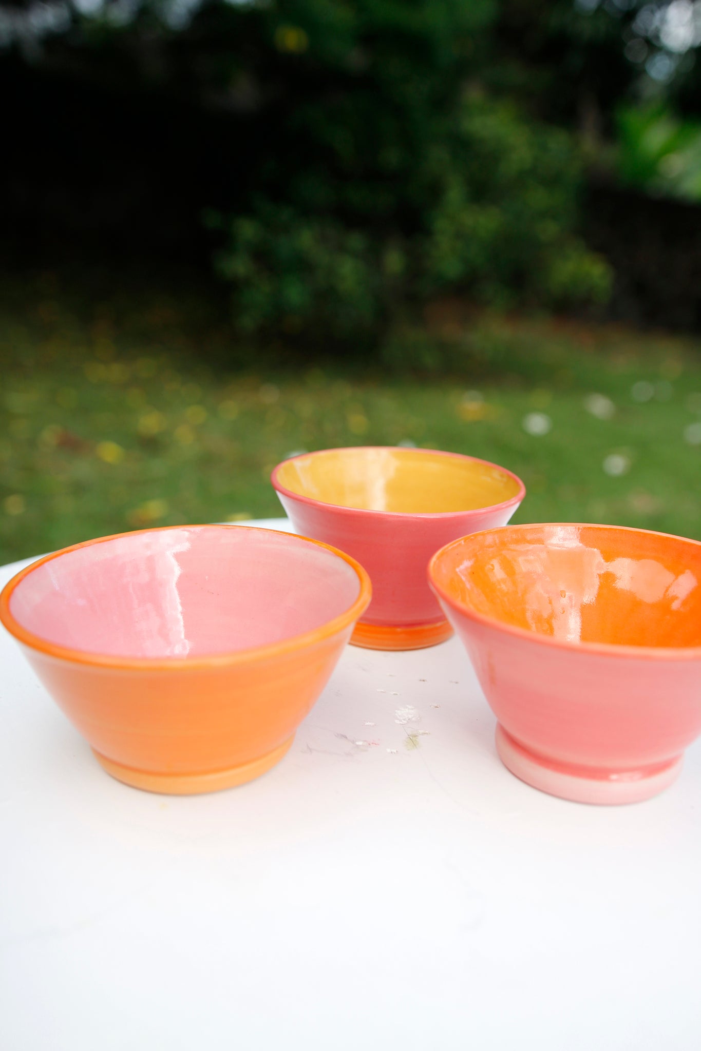 Sunset Bowls, Set of 3