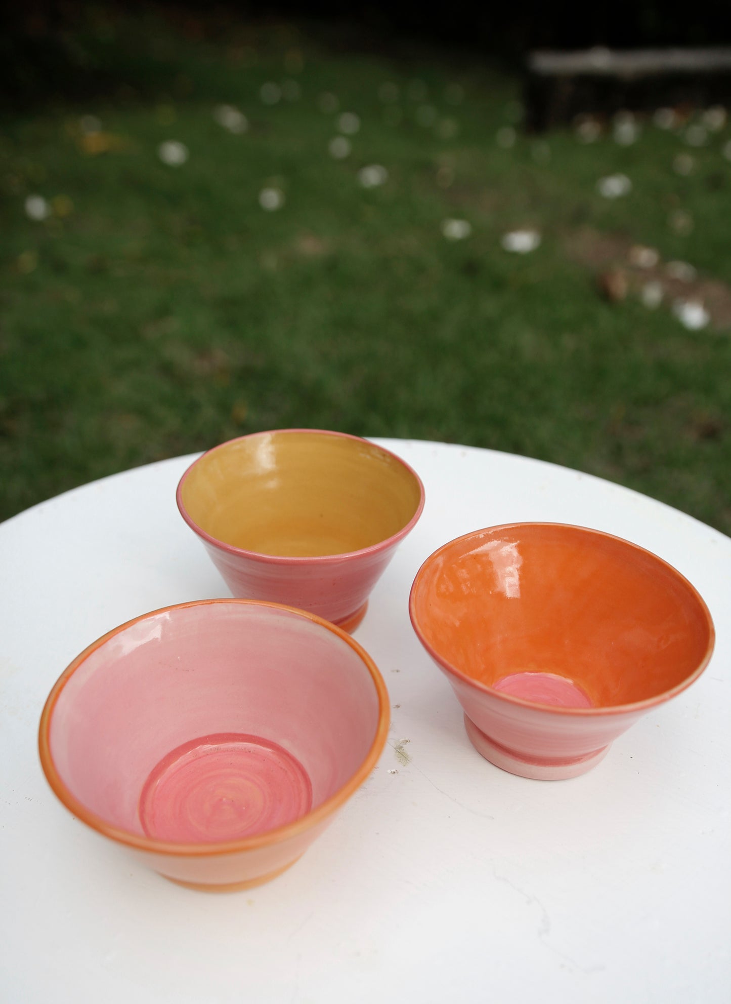 Sunset Bowls, Set of 3